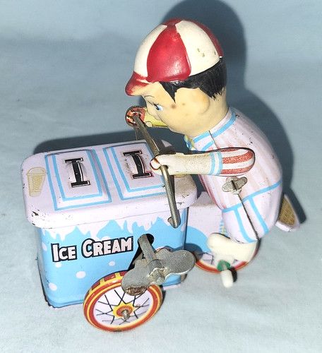 Vintage tin wind ice - tin,