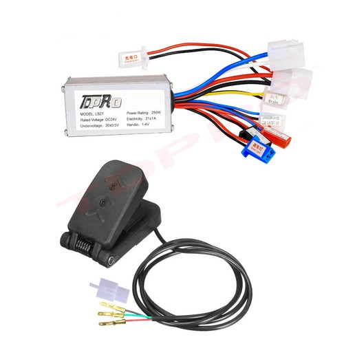Throttle foot pedal 250w - throttle, 24v